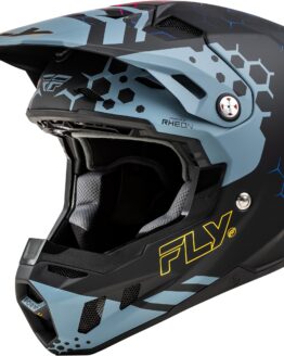 Fly Racing Formula CC Tektonic Helmet Matte Black/Slate/Blue Medium