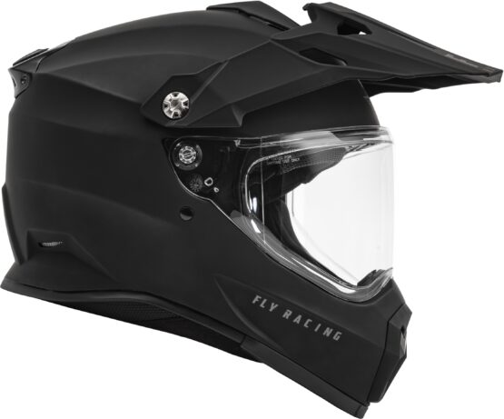 Fly Racing Trekker Solid Helmet Matte Black X-Small - Image 5