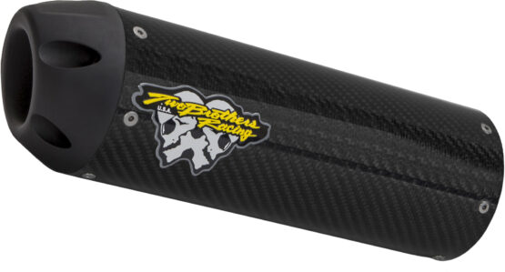 Two Brothers Hurricane Slip-On Exhaust Carbon/Black Fits 06-20 YZF R6