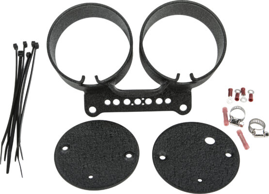 HardDrive Dual Gauge Mount Bracket Kit Black