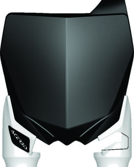 Raptor Front Number Plate - Black/White