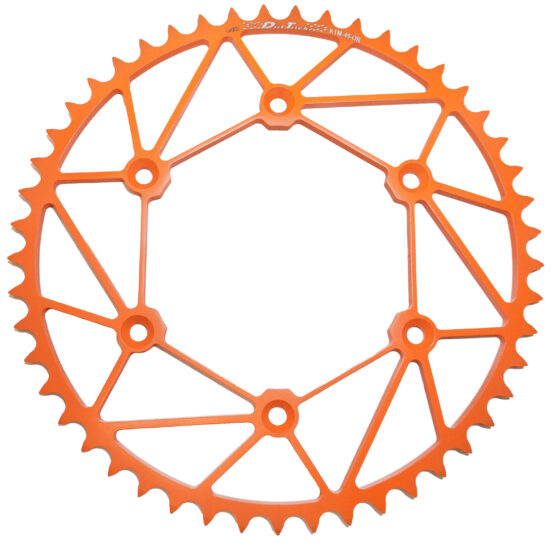 Dirt Tricks Chromoly Rear Sprocket 46T Orange KTM/Husqvarna/GasGas