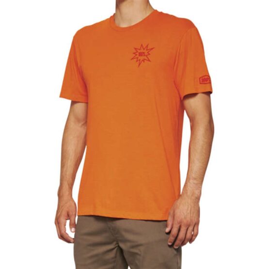 100% Smash Tee - Orange, Small