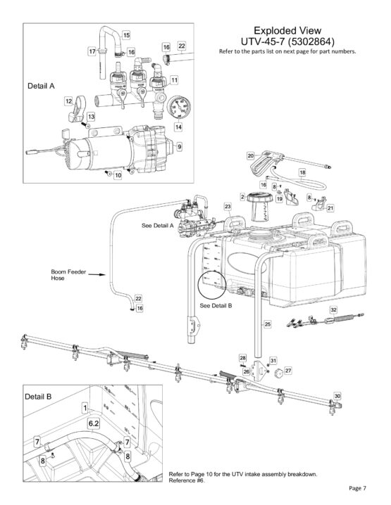 UTV Sprayer - 4.5 GPM, 7 Nozzle, 45 GAL - Image 10