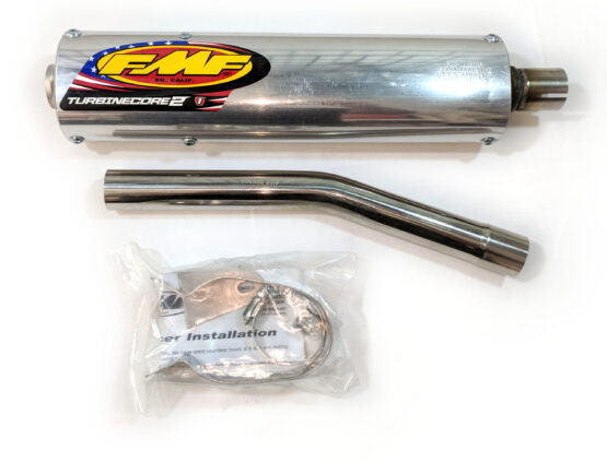 TurbineCore 2 1-1/8" Inlet Universal Spark Arrestor Muffler 2T/4T - Image 4