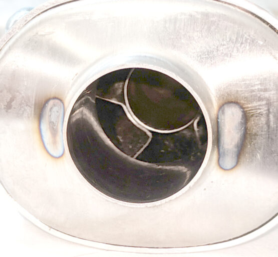TurbineCore 2 1-1/8" Inlet Universal Spark Arrestor Muffler 2T/4T - Image 6