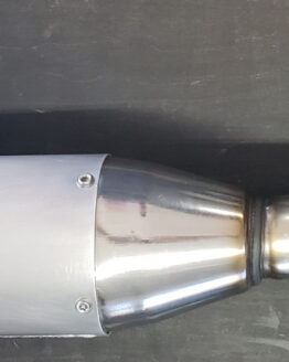 PowerCore 4 Slip On Exhaust w/ Brushed Silver Sleeve