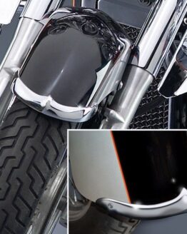 Cast Front Fender Tips; 2-Piece Set