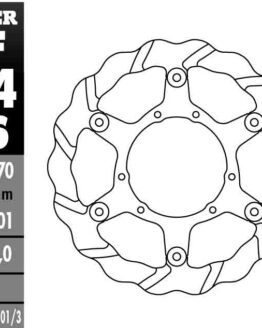 Tsunami Oversized Race Wave Brake Rotor