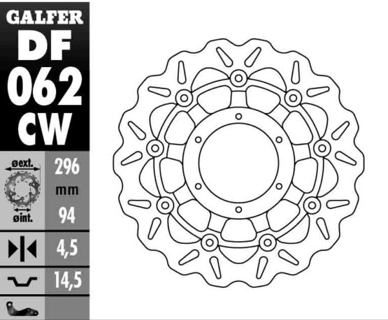 Floating Wave Brake Rotor