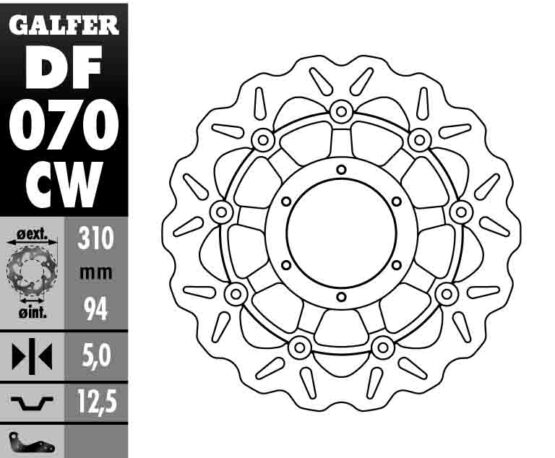 Floating Wave Brake Rotor