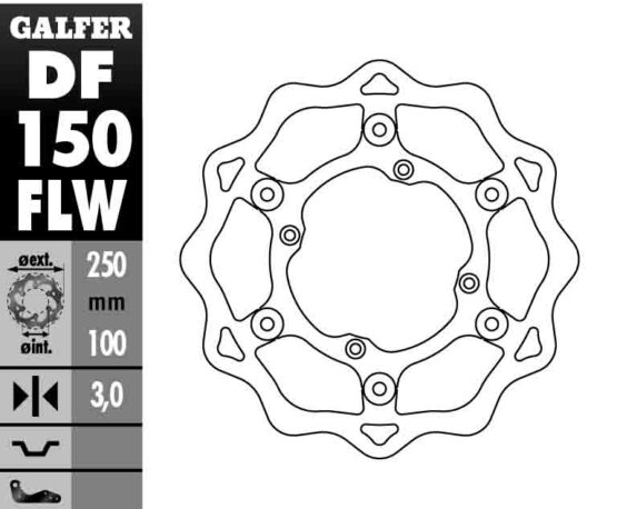 Floating Wave Front Brake Rotor - Image 2