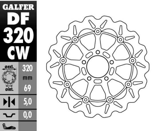 Front Wave Brake Rotors - Image 3