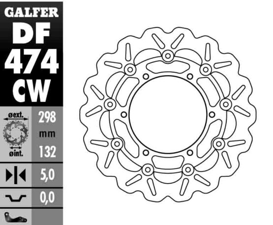 Floating Wave Brake Rotor - Image 2
