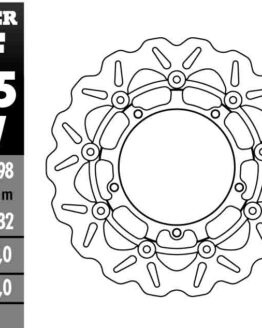Floating Wave Front Brake Rotor