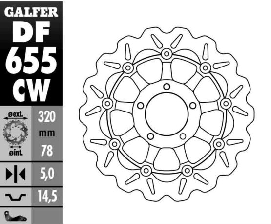 Floating Wave Brake Rotor