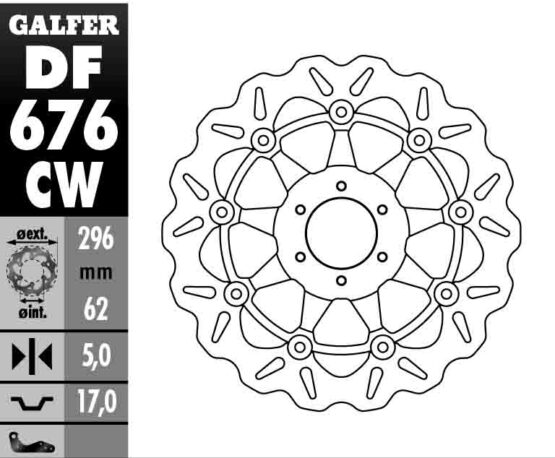 Floating Wave Front Brake Rotor - Image 2