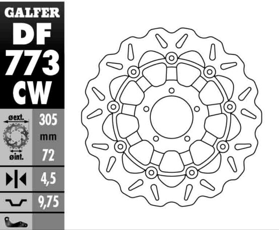 Floating Wave Brake Rotor