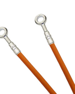 Orange Stainless Steel Hydraulic Clutch Line