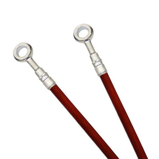 Galfer Red Front Brake Line Kit 3-Line Stainless Fits 91-97 Yamaha TDM850