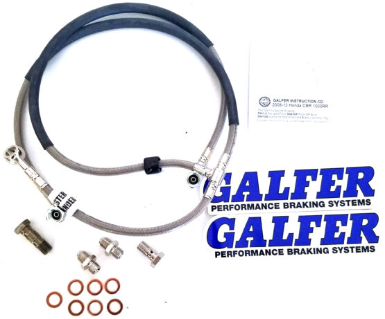Stainless Steel Superbike Brake Lines 3 Line Kit