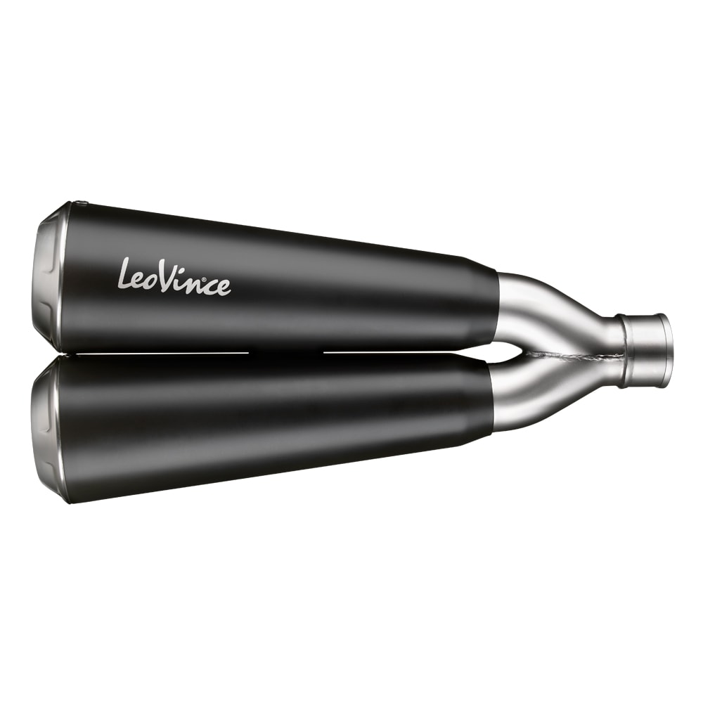 GP Dual Black Stainless Steel Slip On Exhaust Muffler - Image 5