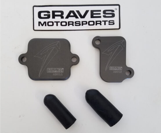 Graves Smog Block Off Plates Fits Yamaha FZ-09 XSR900 FJ-09 YXZ1000R