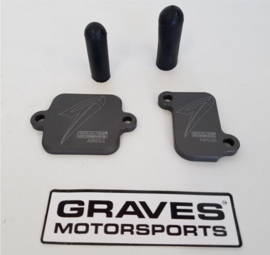 Graves Smog Block Off Plates Fits Yamaha FZ-09 XSR900 FJ-09 YXZ1000R - Image 5