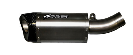 Graves Titanium Slip-On Exhaust w/ Link Pipe For 09-25 Kawasaki ZX6R
