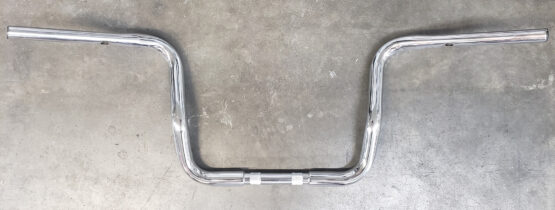 12" Chrome Bagger Ape-Hanger Handlebars 1.25" OD - For Cable Throttle Models - Image 2