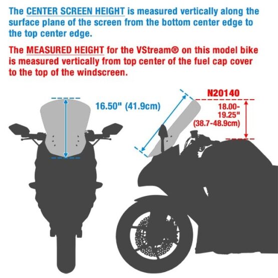 Light Smoke VStream Mid Windscreen *SD* - Image 9