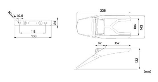 MOTO LED Universal Anato ED Rear Fender Light Kit - Image 2
