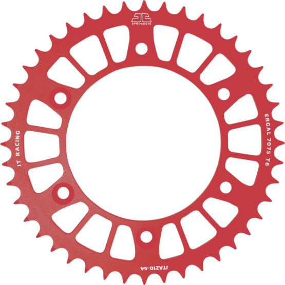 Red Aluminum Rear Sprocket - 44 Tooth 520