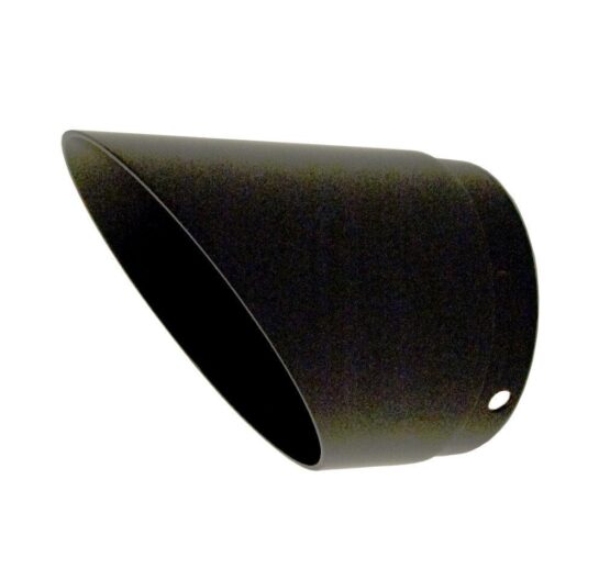 Kerker Slash Steel Black End Cap for 3-1/2" Exhaust Mufflers
