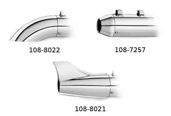 2-1 Chrome Exhaust System No End Cap - Image 2