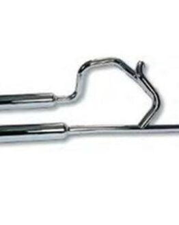 2-2 Chrome Exhaust System No End Caps