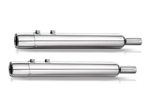 3-1/2" Dual Slip On Exhaust w/ End Caps