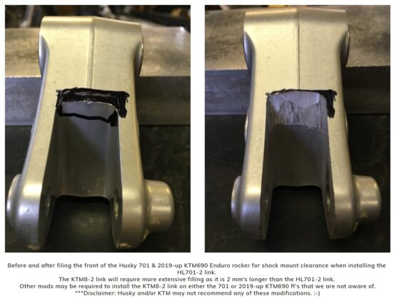 Orange 1"-1.25" Lowering Link - Lowers Rear Suspension 1 to 1.25 Inches - Image 2