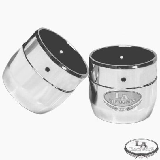 Tru Power 3-1/2" Chrome Dual Slip On Exhaust Mufflers - Image 3