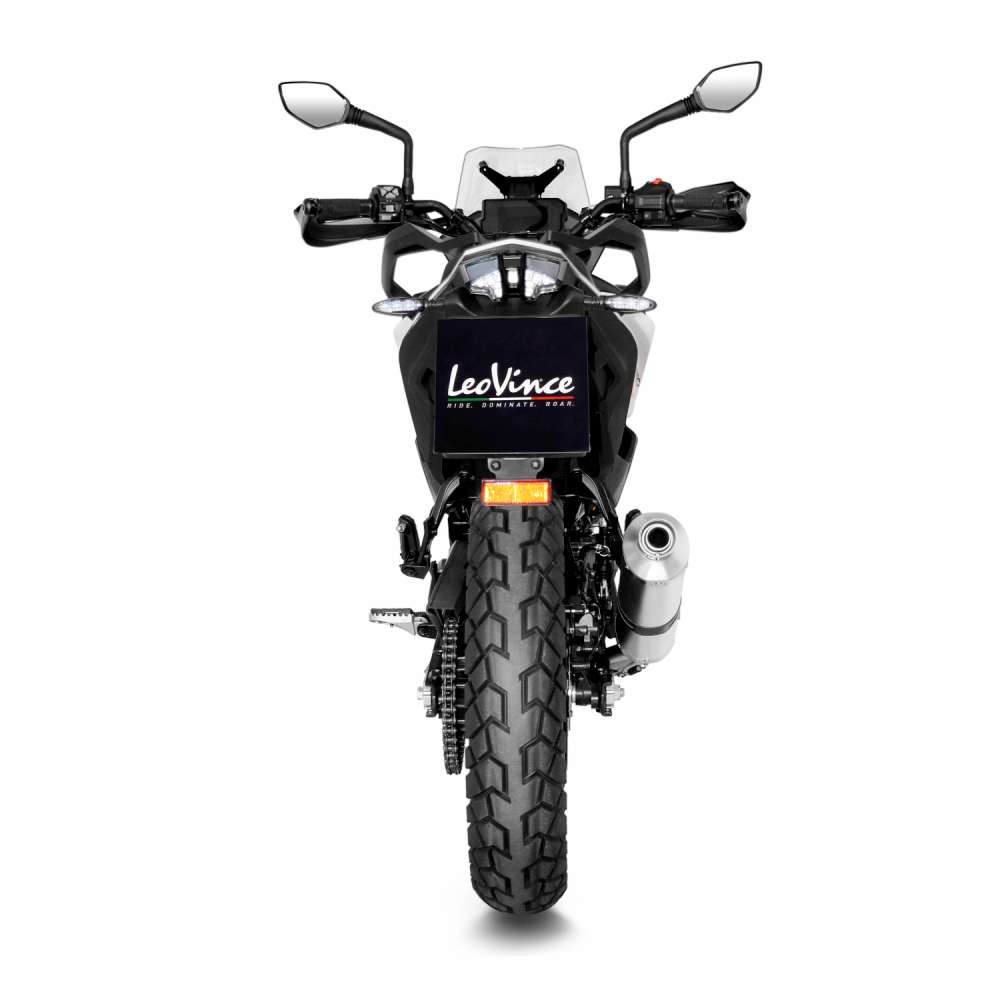 Leo Vince LV One Evo Slip-On Exhaust Stainless Fits 20-22 KTM 390 Adventure - Image 4