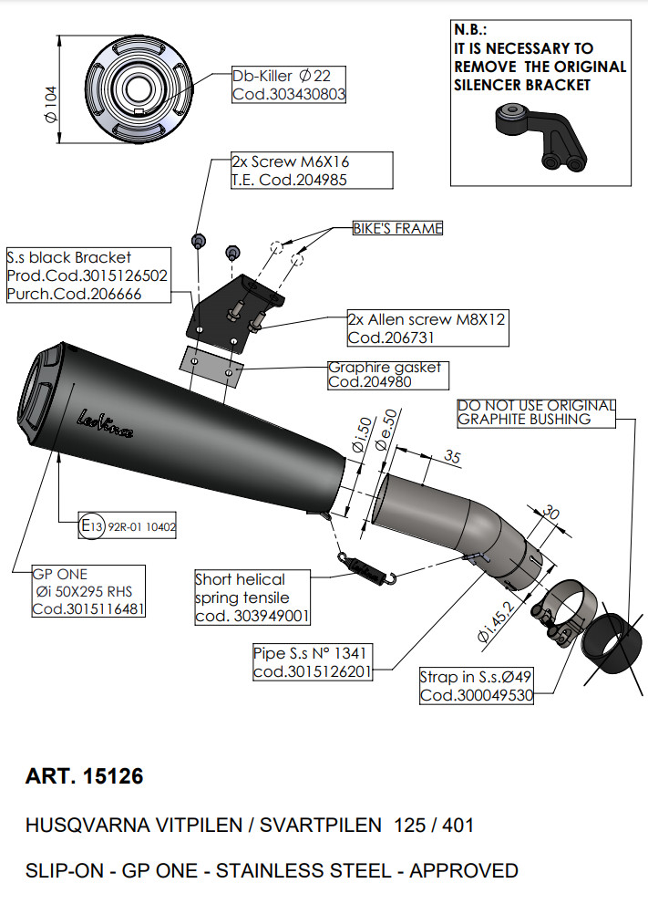 GP One Slip On Exhaust - Black - Image 6