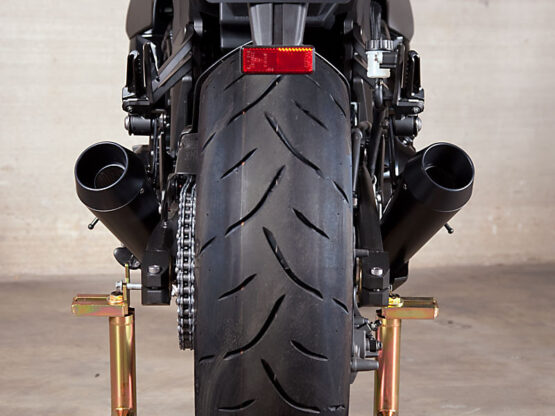 Black GP Dual Slip On Exhaust - Image 2