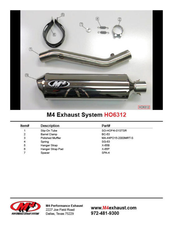 Polished Slip On Exhaust - Image 2