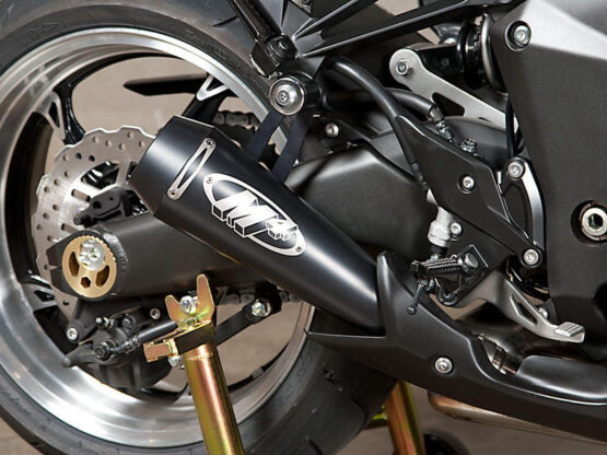 Black GP Dual Slip On Exhaust