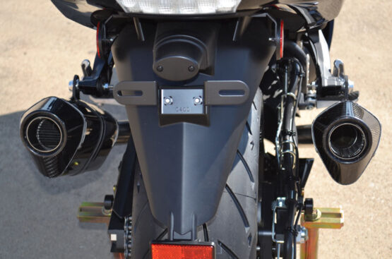 Drag MC36 Carbon Fiber Dual Slip On Exhaust - Image 2