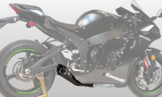GP19 Black Slip On Exhaust w/Link Pipe - Image 3