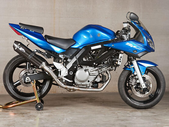 Race Mount Carbon Fiber Full Exhaust w/ Stainless Tubing - Image 2