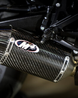 Street Slayer Carbon Fiber Full Exhaust w/ Stainless Tubing
