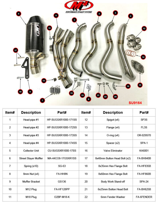 Street Slayer Carbon Fiber Full Exhaust w/ Stainless Tubing - Image 4