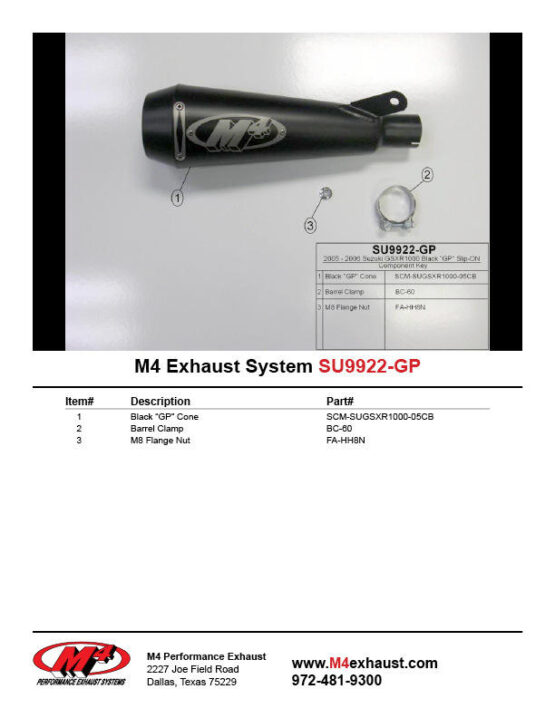 Black GP Slip On Exhaust - Image 2